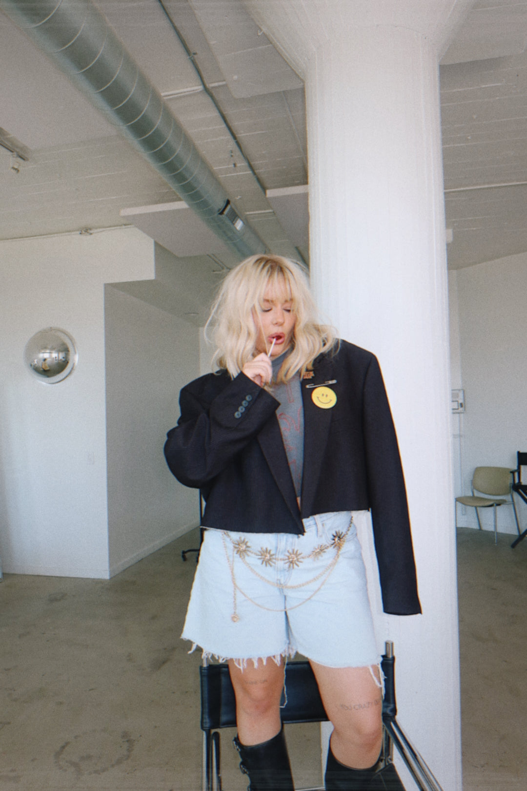 Detention Baby Cropped Blazer