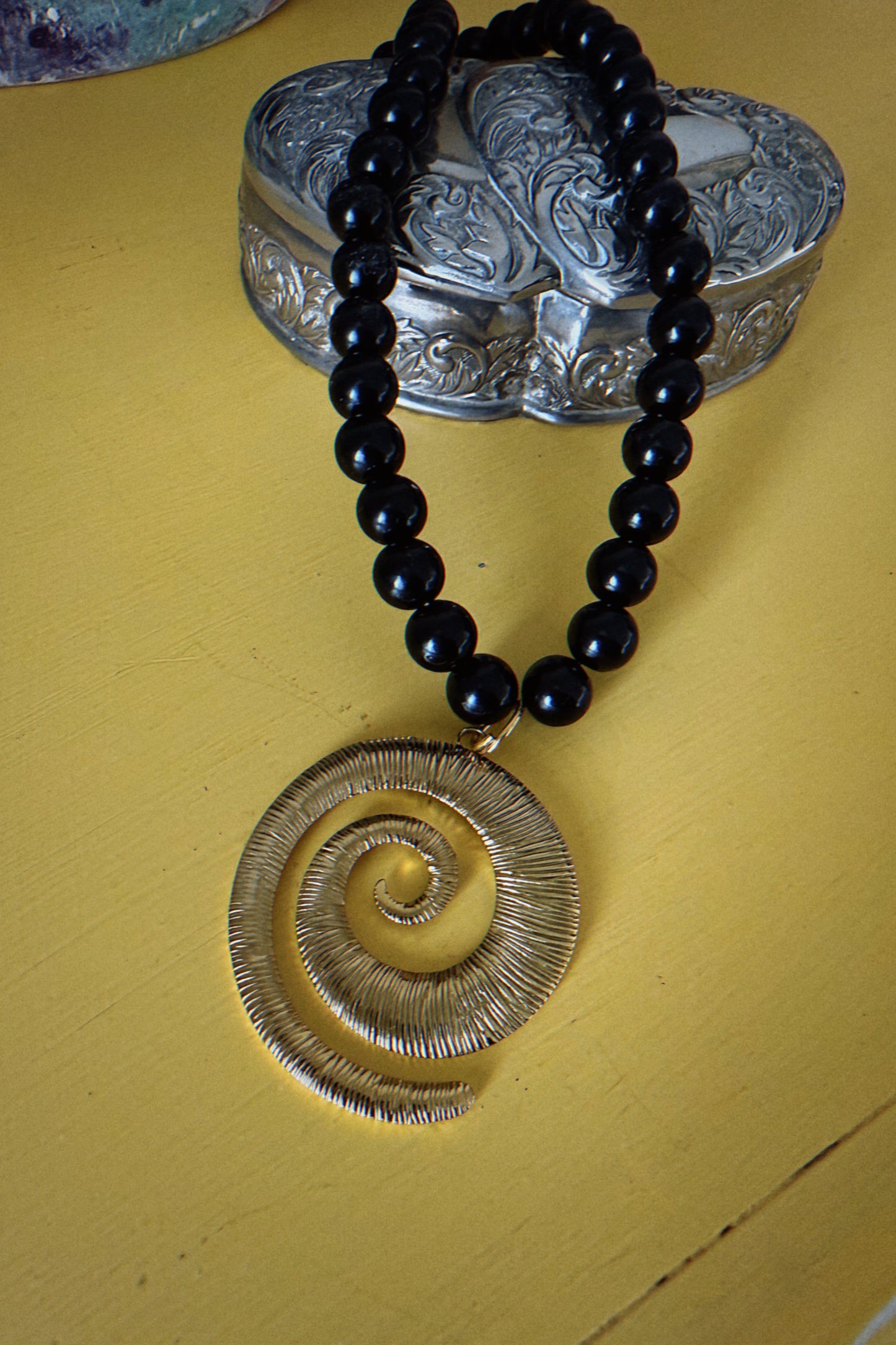 In My Head Spiral Necklace