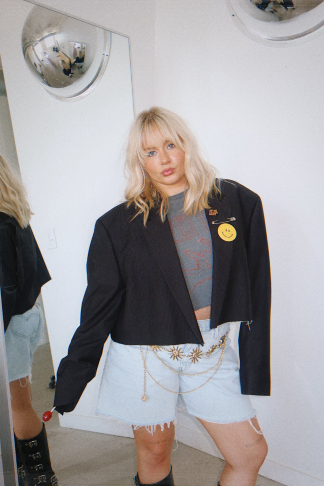 Detention Baby Cropped Blazer