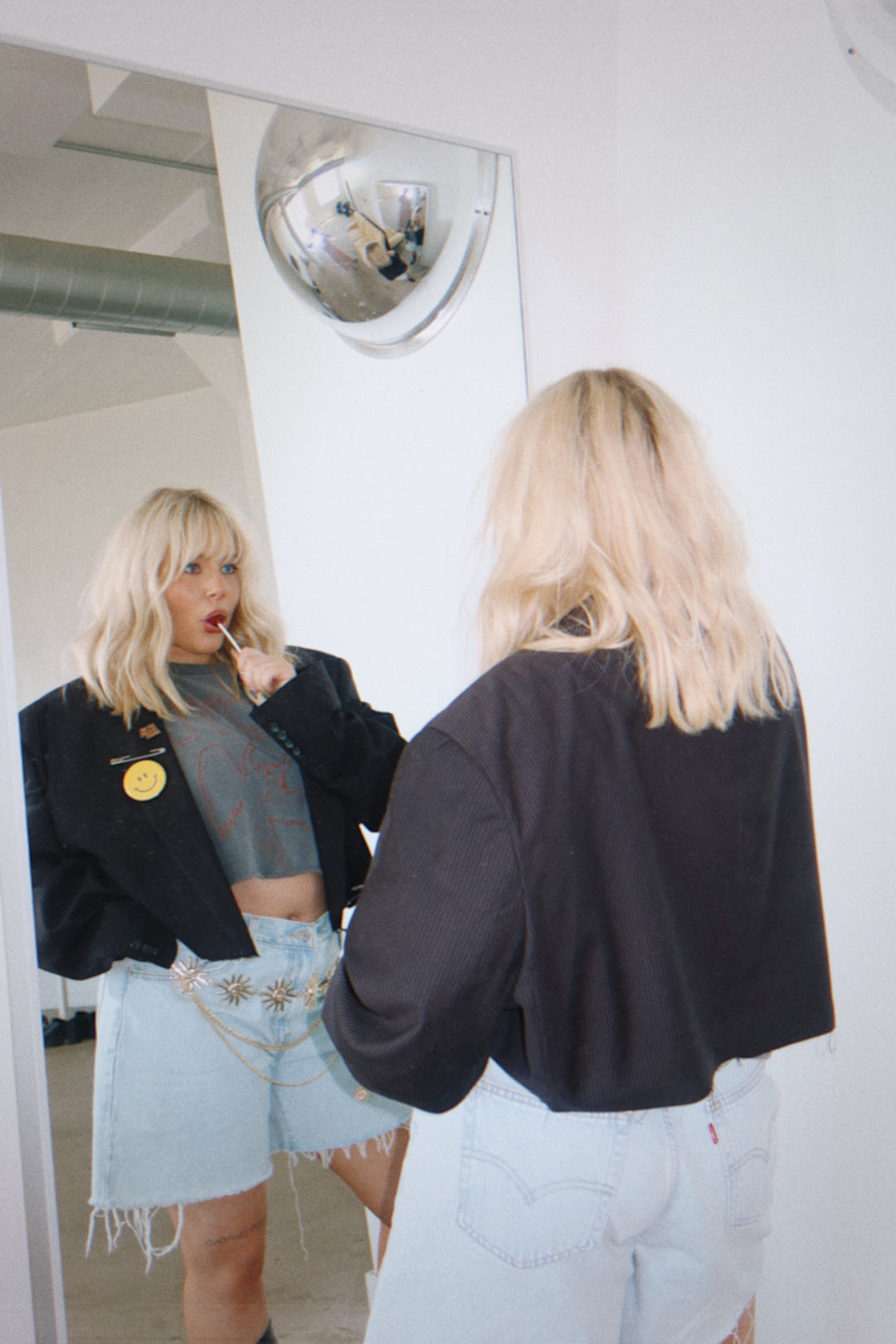 Detention Baby Cropped Blazer