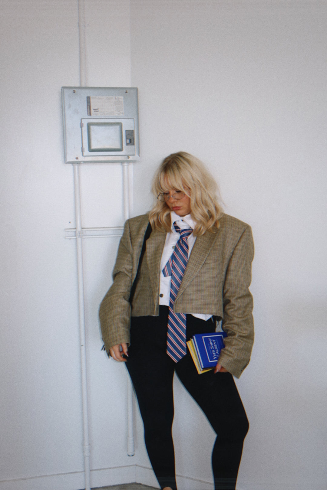 Dean's List Dropout Cropped Blazer
