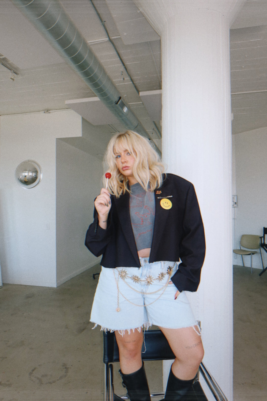 Detention Baby Cropped Blazer