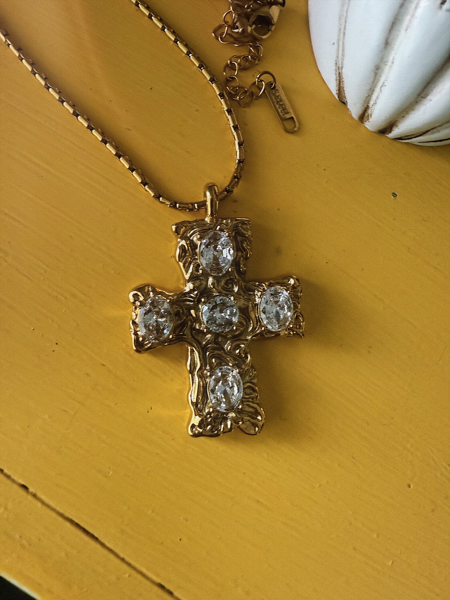 Cathedral Cross Necklace