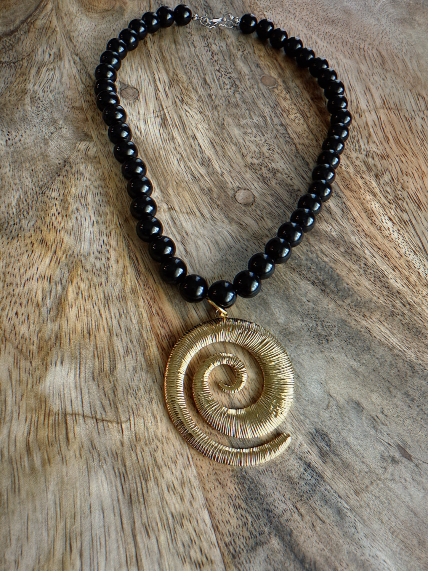 In My Head Spiral Necklace