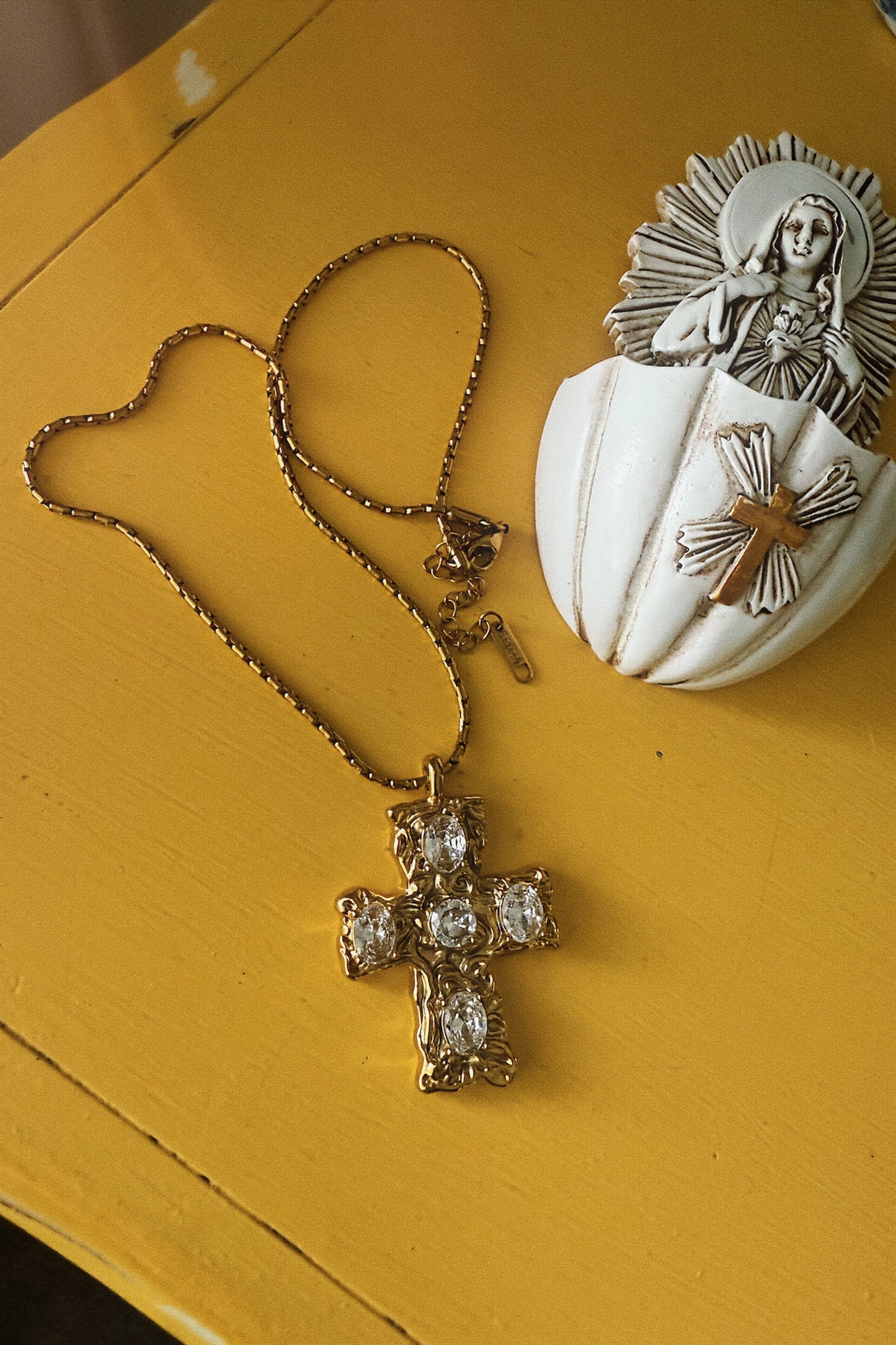 Cathedral Cross Necklace