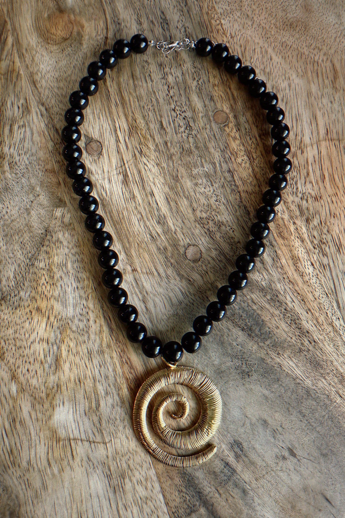 In My Head Spiral Necklace