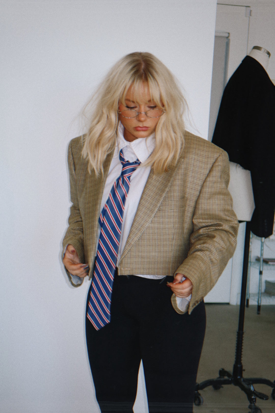 Dean's List Dropout Cropped Blazer
