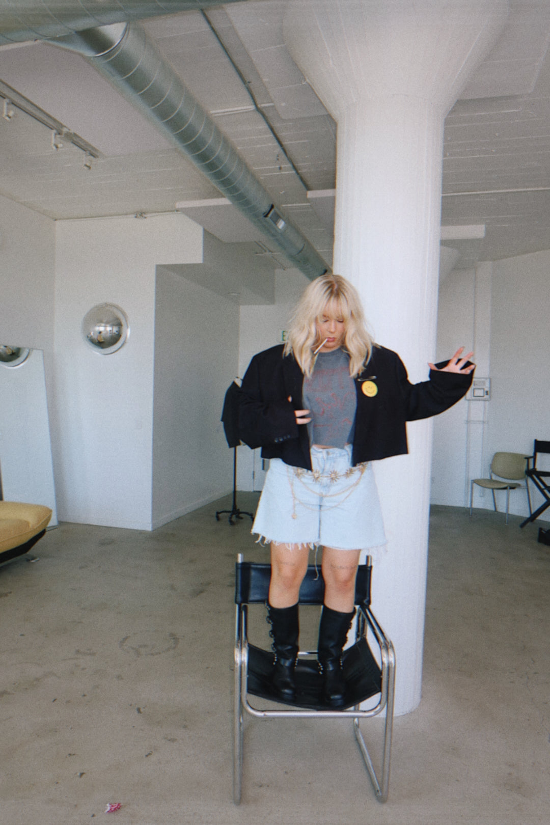 Detention Baby Cropped Blazer