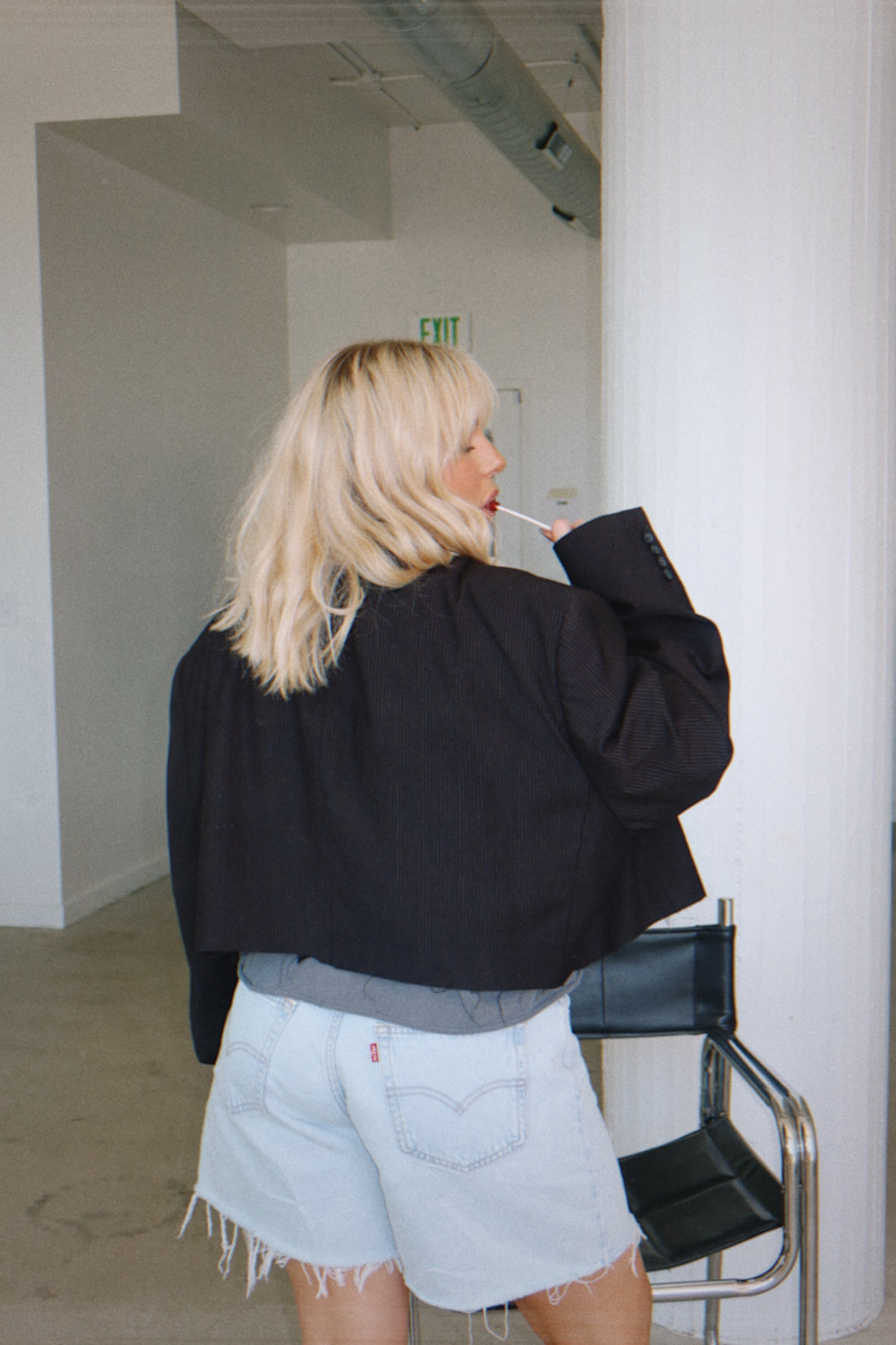 Detention Baby Cropped Blazer