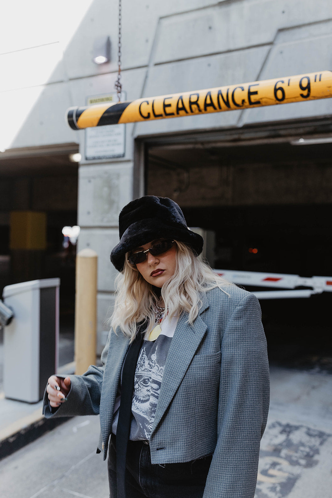 Under Ash Skies Cropped Blazer