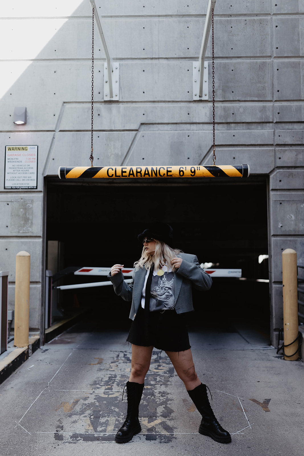 Under Ash Skies Cropped Blazer