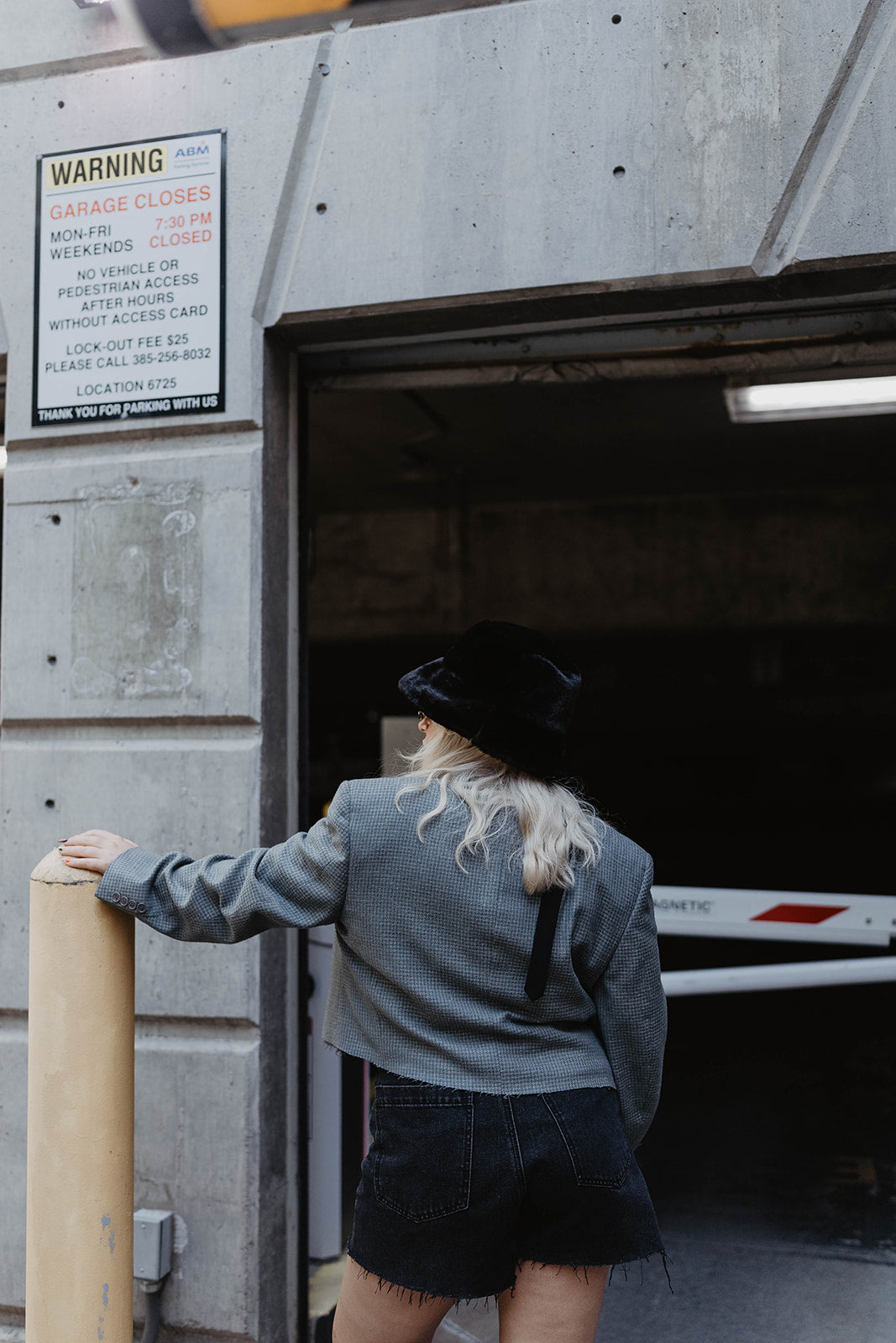 Under Ash Skies Cropped Blazer