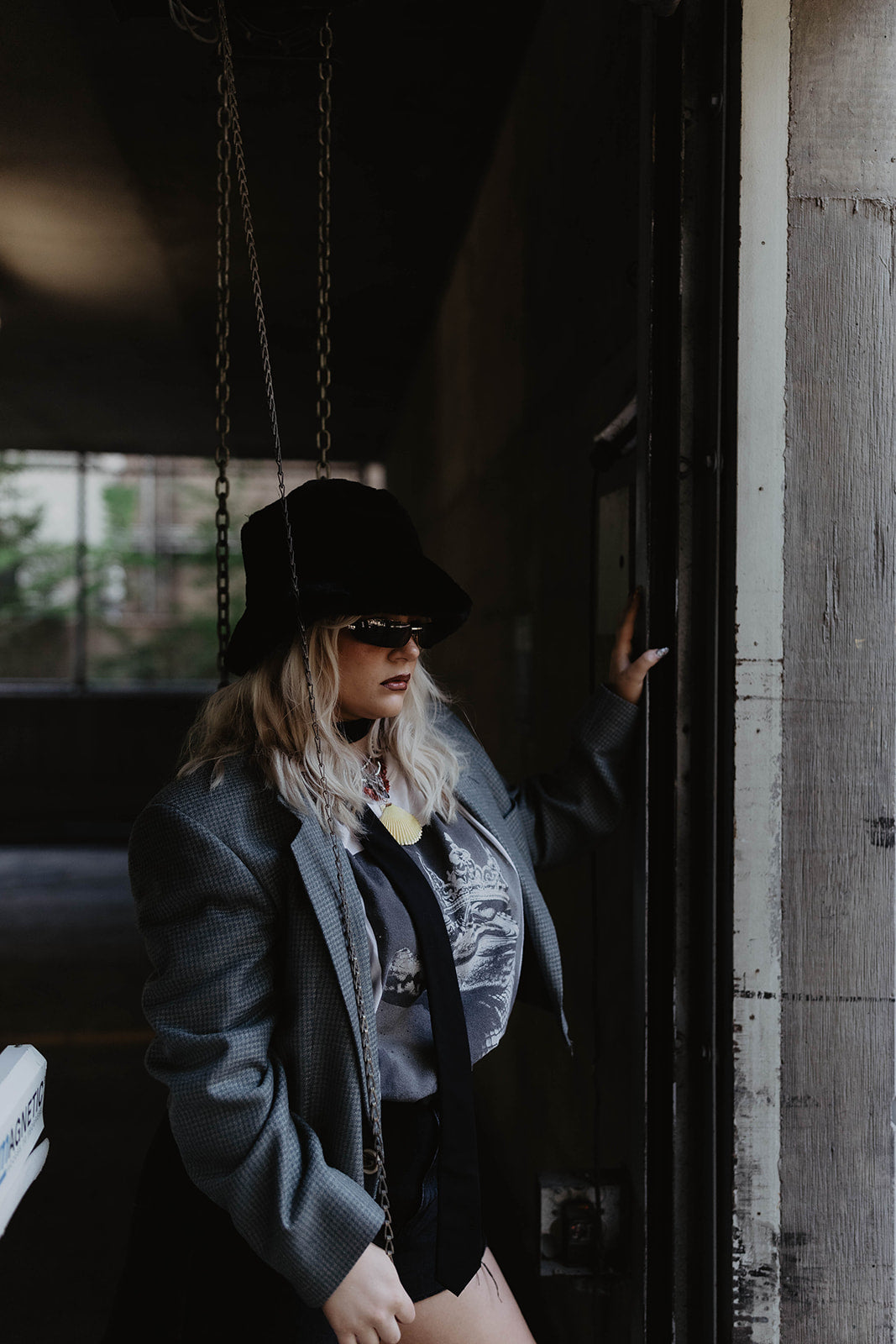 Under Ash Skies Cropped Blazer