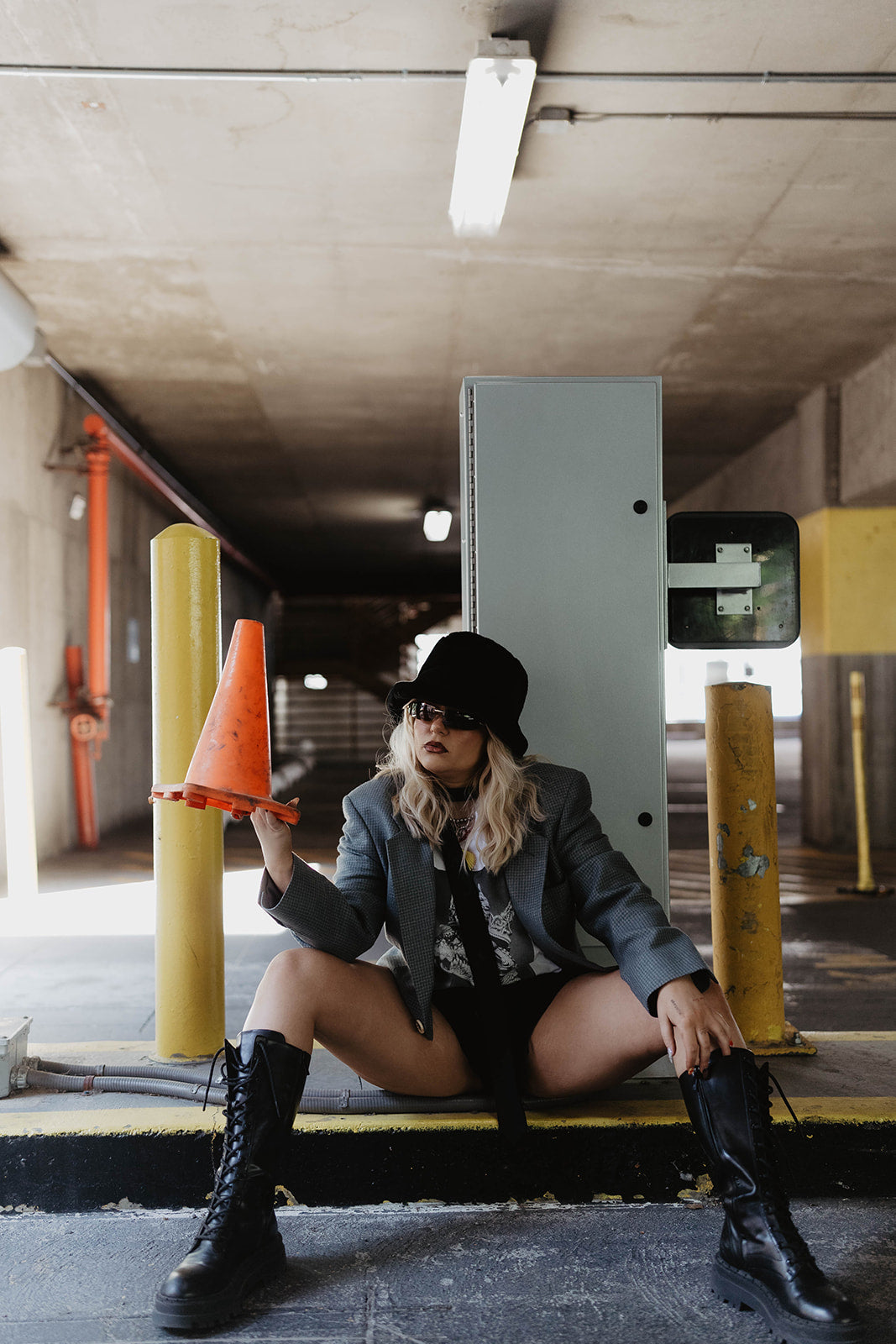 Under Ash Skies Cropped Blazer