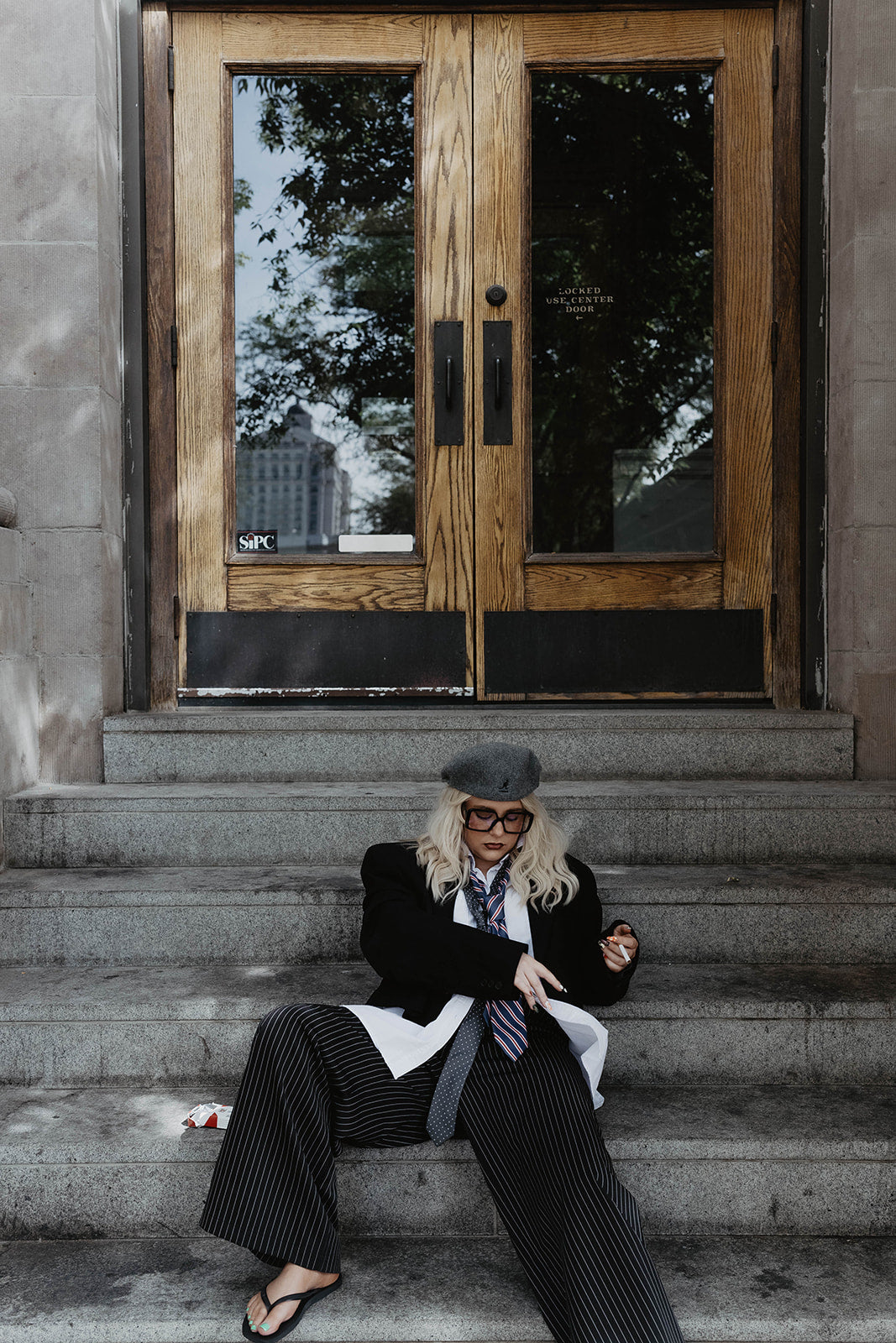 Smoke & Ledger Cropped Blazer