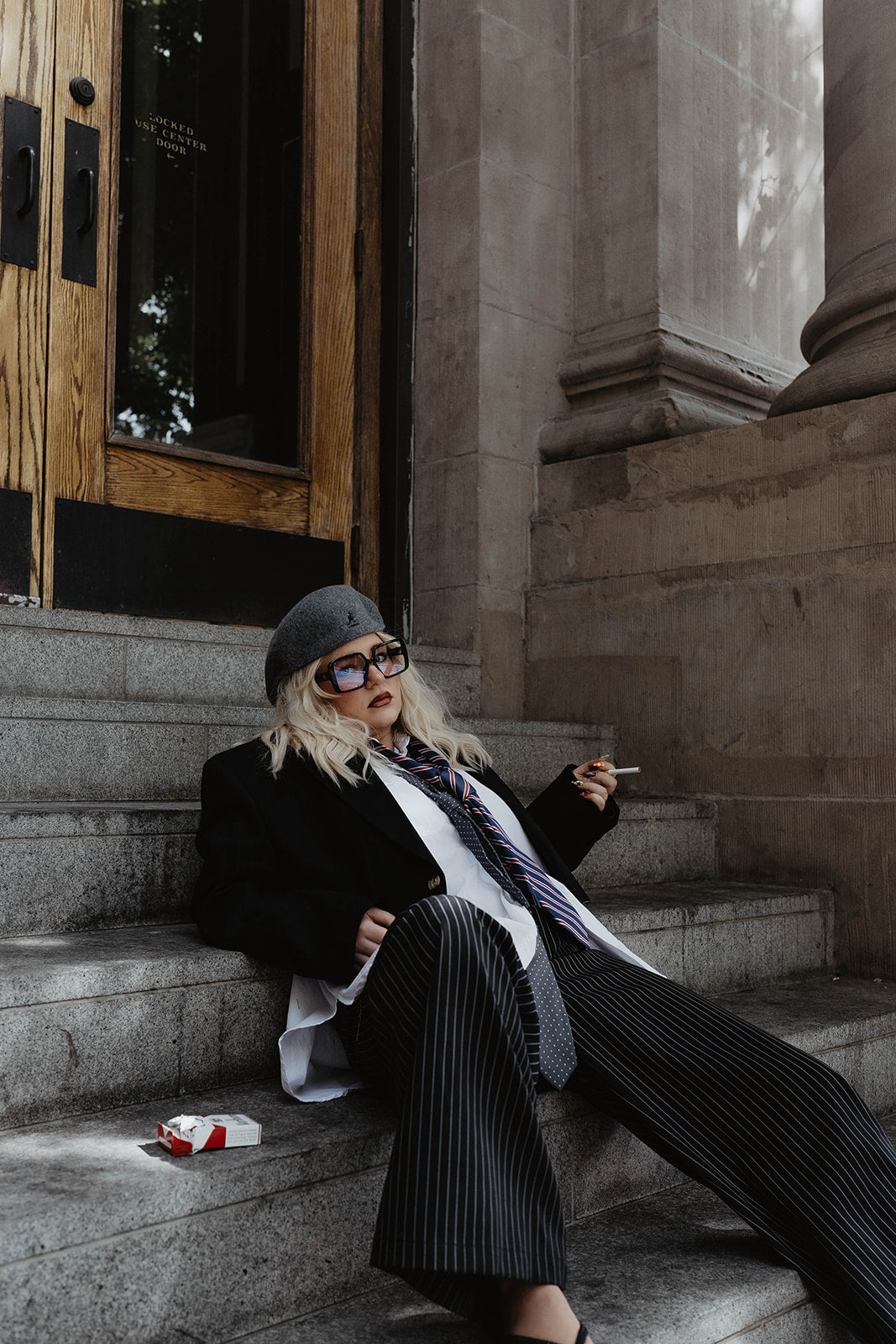 Smoke & Ledger Cropped Blazer