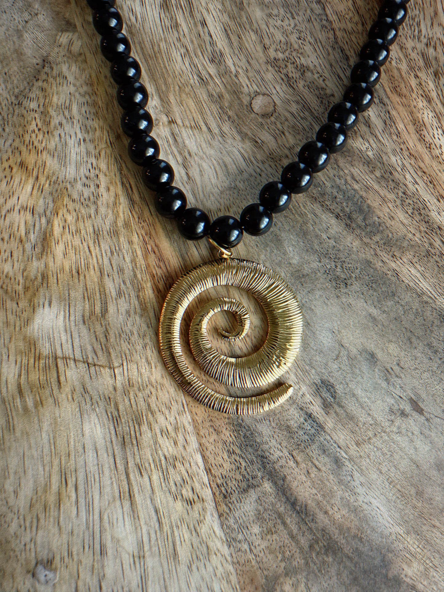 In My Head Spiral Necklace