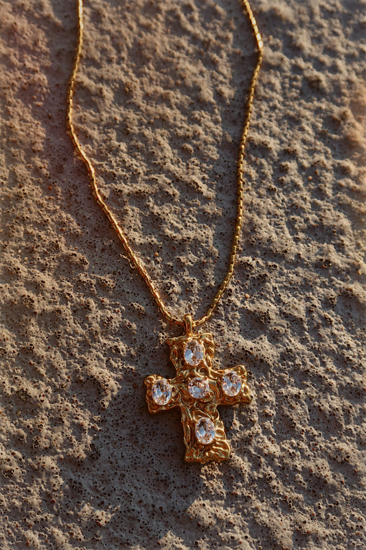 Cathedral Cross Necklace